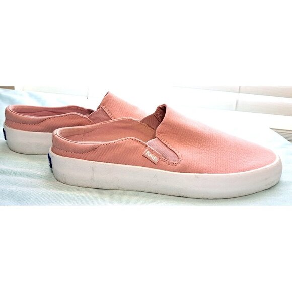 Keds Women's 9 Pink Canvas Slip-In Sneakers Comfort Easy-On Casual - Picture 6 of 9
